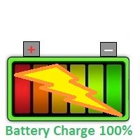 Battery Charged 100%
