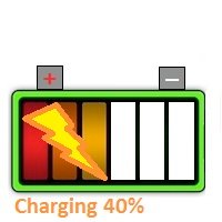 Battery Charging 40%
