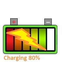 Battery Charging 80%